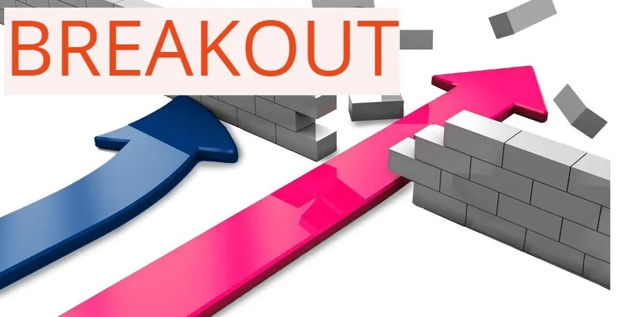 Illustration of a breakout arrow going through a wall
